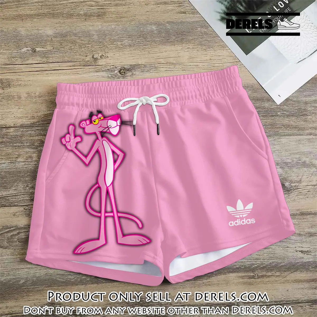 Premium pink panther in adidas women shorts lady beach shorts wms1070 dr3459205